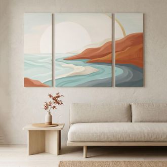 Dmora Cuadro Namale, Estructura De Tela, Madera Nobilitada, Estructura De Madera Nobilitada, 90x90h Cm Multicolor
