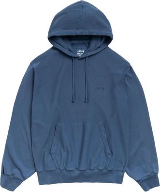 St&uuml;ssy Lightweight Terry Hoodie Blue 118612-BLUE