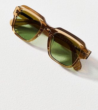 Spitfire Translucent Square Sunglasses