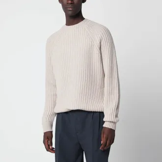 Sease Maglione beige m&eacute;lange in cashmere