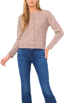 Halogen Cable Stitch Cardigan in Desert Taupe at Nordstrom Rack, Size Small