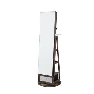 Giantex Luz LED de nogal con pedestal giratorio de 360&deg;
