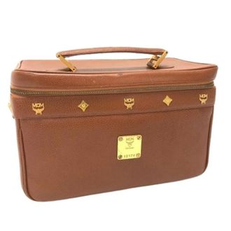 MCM Pre-owned Leren Schoudertas - Dames - Pre-owned - Bruin - Maat: ONE Size Leer