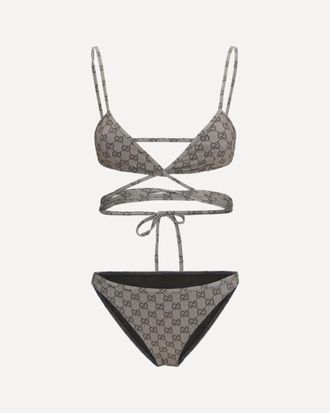 Gucci Printed stretch jersey bikini Female M
