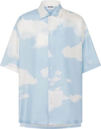 Moschino Camicia in seta - Blu