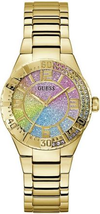 Guess Sangria Rainbow Ombr&eacute; Bracelet Watch, 36mm in Gold at Nordstrom