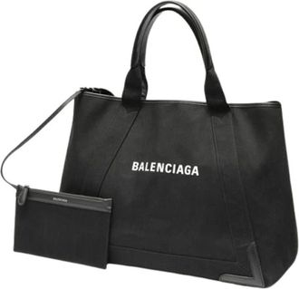 Balenciaga Pre-owned Tote Bags, female, Black, Size: ONE SIZE Pre-owned Vintage Tote Bag