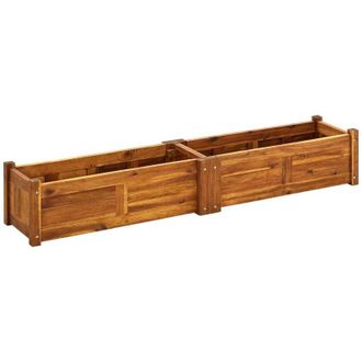 vidaXL Vidaxl - Arriate De Jard&iacute;n De Madera De Acacia 150x30x25 Cm