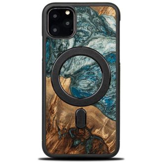 OEM Funda &Uacute;nica Bewood Para Iphone 11 Pro Max - Planetas - Tierra Con Magsafe