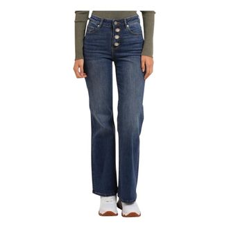 Fracomina Jeans, Dames, Blauw, W26, Katoen, Bootcut Jeans