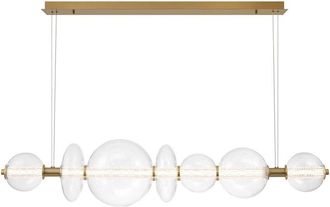 Eurofase Lighting Atomo 7-Light 56In Linear Chandelier