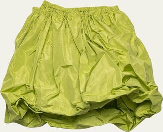 Prada Silk Taffeta Balloon Skirt