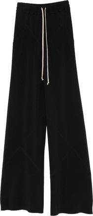 Rick Owens Wide-Leg Pants With Adjustable Drawstring And Flared Silhouette