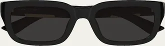 Bottega Veneta 54mm Bio-Injected Square Sunglasses