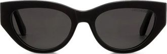 Dior Butterfly Zonnebril met Goudkleurige Metalen Brilpoten - Dames - Zonnebrillen - Zwart - ONE Size - Accessoires