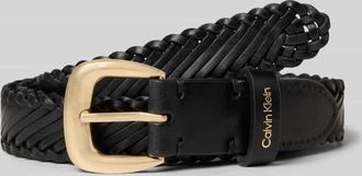 Calvin Klein G&uuml;rtel aus Rindsleder mit Dornschlie&szlig;e in Black, Gr&ouml;&szlig;e 100