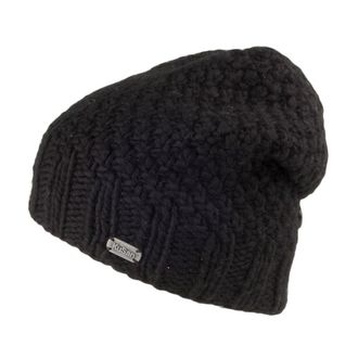 KuSan Button Down Beanie Hat - Black One Size