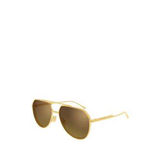 Bottega Veneta Sunglasses, unisex, Yellow, Size: 60 MM Sunglasses