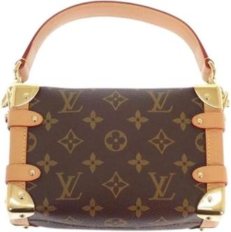 Louis Vuitton Pre-owned Side Trunk PM - Dames - Vintage Mini Tas - Bruin - ONE Size - Leer - Vintage