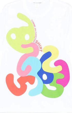 Comme Des Garçons T-shirt con grafica - Bianco