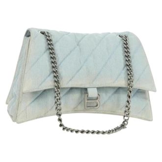 Balenciaga Pre-owned Shoulder Bags, female, Blue, Size: ONE SIZE Pre-owned Vintage Shoulder Bag
