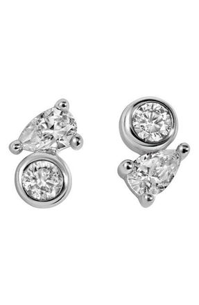 Lili Claspe Bryn Mini Stud Earrings in Silver at Nordstrom
