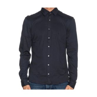 Calvin Klein Hombre, Camisas, Azul, Talla: L