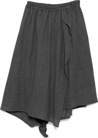 Yohji Yamamoto Pantaloni drappeggiati - Grigio