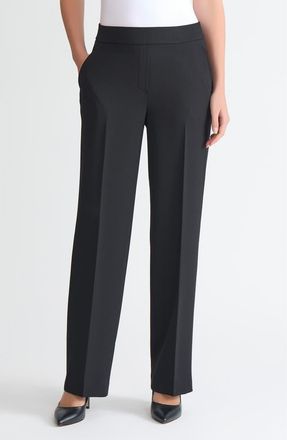 Kasper Gracie Pull-On Trouser Pants in Black at Nordstrom Rack, Size X-Large P