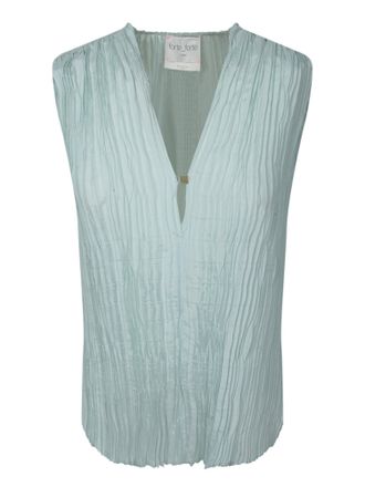 Forte_Forte Forte_Forte Ecoviscose Pliss Top