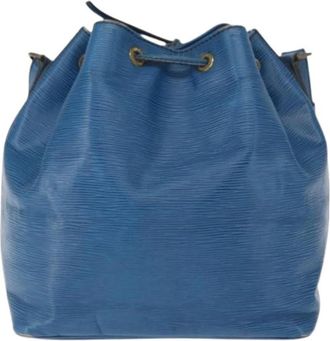 Louis Vuitton Pre-owned Bucket Bags, female, Blue, Size: ONE SIZE Pre-owned Bucket Bag