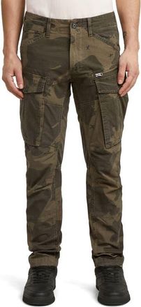 G-Star Rovic 3D Regular Fit Tapered Cargo Pants in Wren Gd Border Camo at Nordstrom, Size 34 X 32