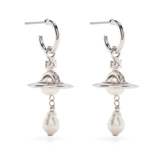Vivienne Westwood Aleksa Oorbellen - Dames - Oorbellen - Grijs - ONE Size - Accessoires