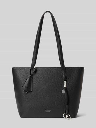 Seidenfelt Manufaktur Shopper mit Label-Detail Modell LOHJA in Black, Gr&ouml;&szlig;e 1