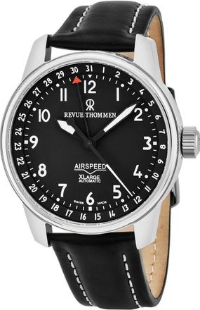 Revue Thommen Airspeed XL 16050.2537 - Heren - Accessoires - Zwart - Maat: ONE Size Leer