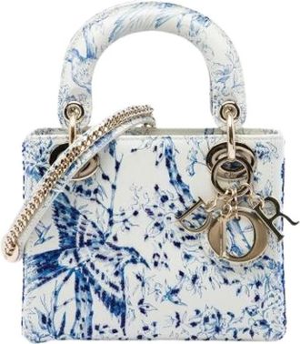 Dior Pre-owned Lady Dior - Dames - Vintage Mini Tas - Veelkleurig - ONE Size - Leer - Vintage