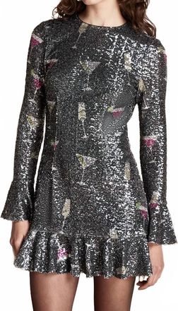 Saylor Brioni Mini Dress In Black