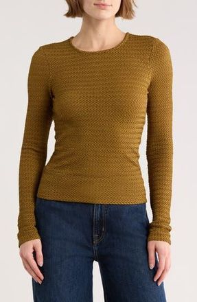 Sanctuary Ripley Long Sleeve Knit Top in Green/Verdes at Nordstrom Rack, Size X-Small
