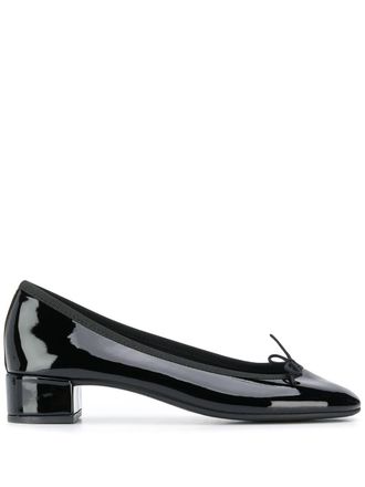 Repetto Ballerine con tacco largo - Nero