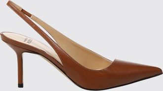 Francesco Russo Suede Leather Mid-Heel Slingback Pumps