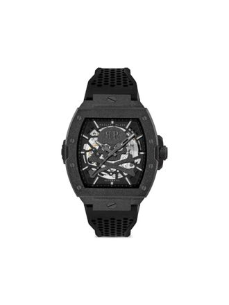 Philipp Plein The $skeleton Frosted 44 mm - Zwart