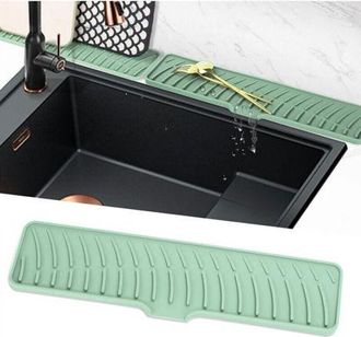 OEM Alfombrilla De Drenaje Estrecha, Alfombrilla De Silicona Para Grifo, Almohadilla De Secado Para Fregadero, Alfombrilla Protectora Para Desag&uuml;e, Almoha