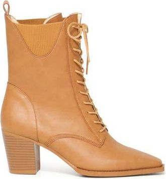 Belle & Bloom Jumping Ship Laced Boot in Medium Brown at Nordstrom, Size 10