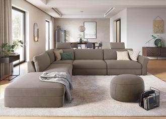 Sit&more Ecksofa »Cadabra L-Form« Breite 356 cm, mit Sitztiefenverstellung