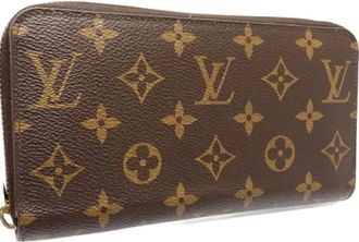 Louis Vuitton Pre-owned Wallets, female, Brown, Size: ONE SIZE Pre-owned Vintage Canvas Wallet