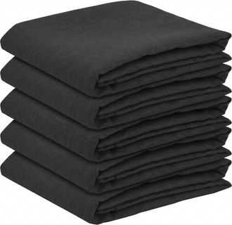 vidaXL Tela Para Mesa 5 Uds. Rectangular Gris Oscuro 110 X 140 Cm Vidaxl