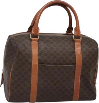 Celine Pre-owned Canvas Vintage Handtas - Dames - Vintage Handtas - Bruin - ONE Size - Vintage