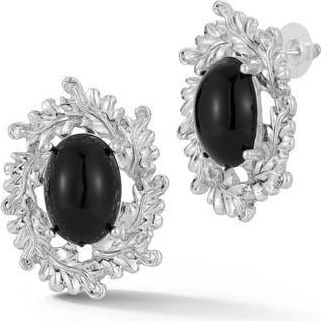 Sphera Milano Ornate Wreath Stud Earrings in Silver at Nordstrom Rack