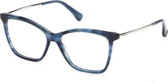 Max Mara Mm 5235 Rond Montuur - unisex - Brillen - Blauw - 53 MM - Accessoires