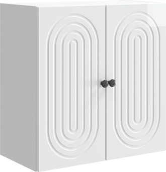 vidaXL Armario De Pared Blanco Brillante 59 X 31 X 60 Cm Vidaxl